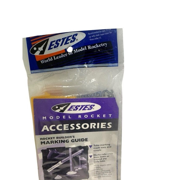 Estes Model Rocket Builders Marking Guide - #302227 New Sealed Fast Shipping - Picture 3 of 11